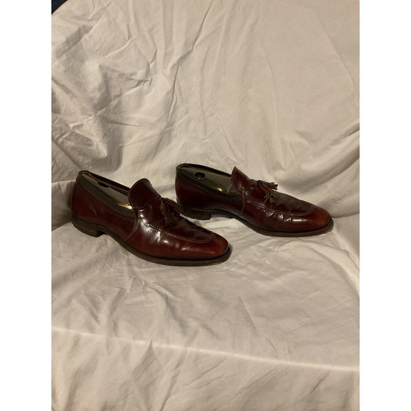 Young Quinlan Johnston and Murphy Tassel Brown Loafer Used - size 10 - Picture 2 of 6